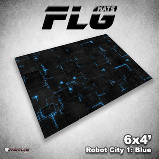 Buy blue FLG Mats: Robot City
