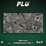 FLG Mats: War-torn Cobblestone City 1