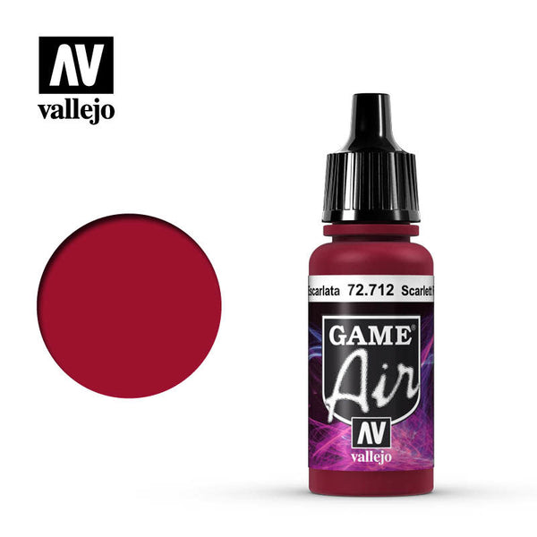 Vallejo: Game Air, Scarlett Red 17 ml.