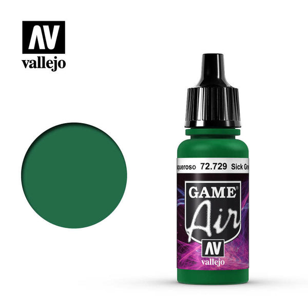 Vallejo: Game Air, Sick Green 17 ml.