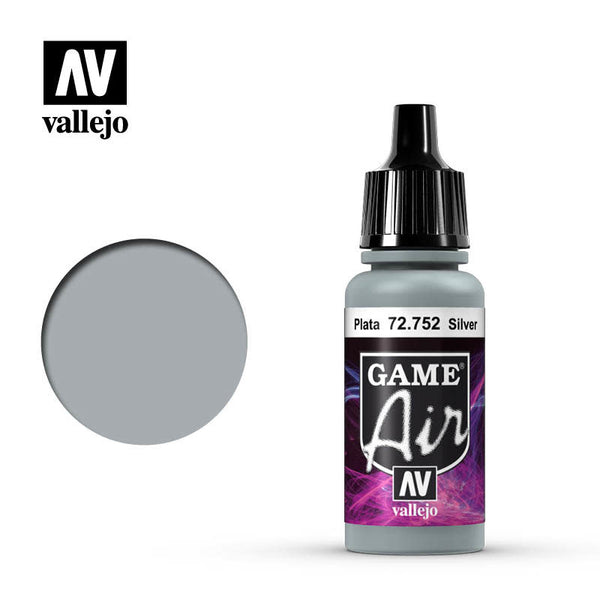 Vallejo: Game Air, Silver 17 ml