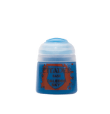 A small blue paint pot with a pale blue cap, shown upright against a plain background. Its front label reads “CITADEL,” “BASE,” and “CALEDOR SKY.”