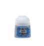 A small pale blue-grey paint pot with a white domed cap, shown upright against a plain background. Its blue splatter-style label reads “CITADEL,” “LAYER,” and “FENRISIAN GREY.”