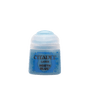 Small blue paint pot with a white rounded flip-top lid, shown upright against a plain background. Its front label reads “CITADEL,” “LAYER,” and “HOETH BLUE.”