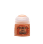 Small orange Citadel paint pot shown upright against a plain background, with a pale flip-top cap and an orange paint-splatter label reading “CITADEL,” “BASE,” and “JOKAERO ORANGE.”
