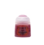 A small paint pot with a translucent pink-purple body and pale pink flip-top lid. Its front label reads “CITADEL,” “BASE,” and “SCREAMER PINK.”
