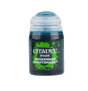 A small dark blue paint pot with a rounded white cap, shown upright against a plain background. Its green splatter label reads “CITADEL,” “SHADE,” and “DRAKENHOF NIGHTSHADE.”