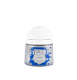 A small paint pot with a white lid and a blue-and-silver label. The label reads “CITADEL,” “LAYER,” and “STORMHOST SILVER.”