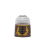 A small squat paint pot with a translucent white domed cap and a brown-and-yellow label. The label reads “CITADEL,” “TEXTURE,” and “STIRLAND MUD.”
