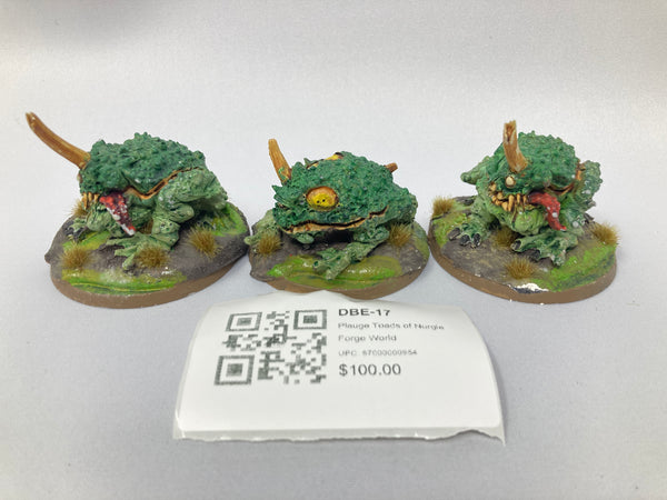 Plauge Toads of Nurgle Forge World DBE-17