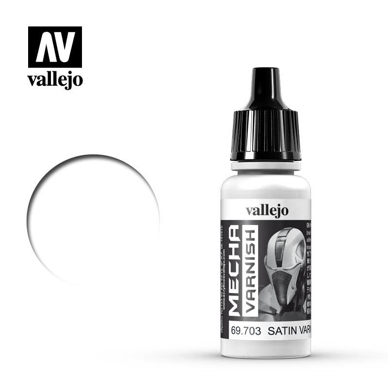 Vallejo: Varnish, Mecha Satin  200 ml.