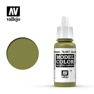 Vallejo: Model Color, Matte- Golden Olive 17 ml.
