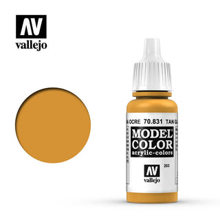 Vallejo: Model Color, Glaze- Tan Glaze 17 ml.