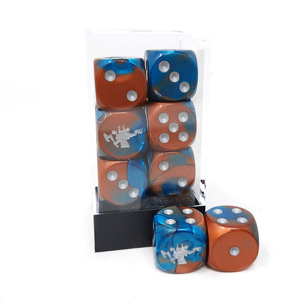 FLG Dice: Copper Teal and Silver 12 Pack