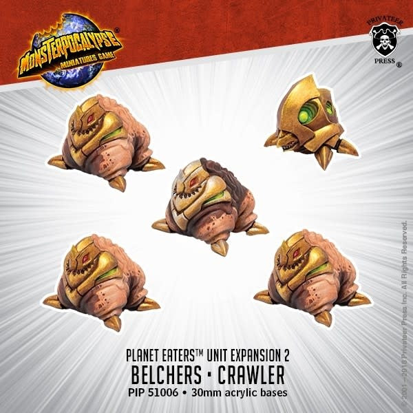 Monsterpocalypse: Planet Eaters- Belchers & Crawler