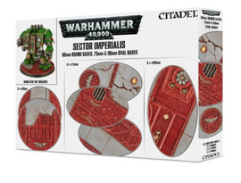 Warhammer 40,000: Sector Imperialis 60mm Round, 75 and 90mm Oval Bases