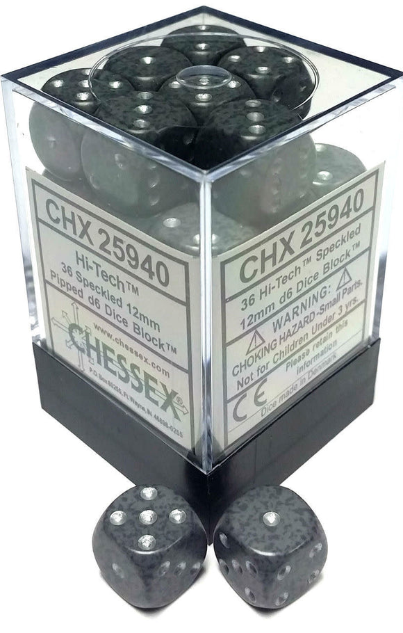 Chessex: Speckled Hi-Tech Set of 36 d6 Dice