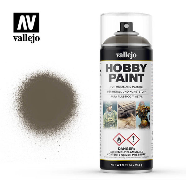 Vallejo: Primer, Hobby Paint- AFV Color- Aerosol- US Olive Drab, 400 ml.