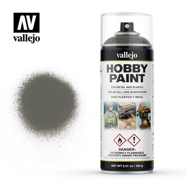 Vallejo: Primer, Hobby Paint- Infantry Color- Aerosol- German Field Grey, 400 ml.