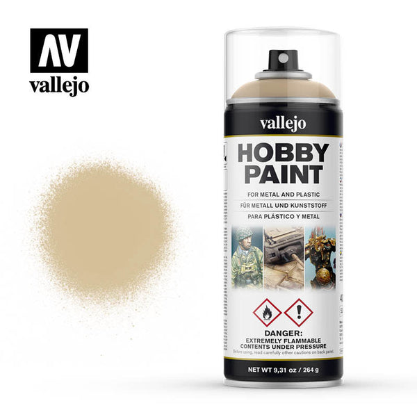 Vallejo: Primer, Hobby Paint- Fantasy Color- Aerosol- Bonewhite, 400 ml.