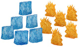 D&D Minis: Spell Effects- Wall of Fire & Wall of Ice