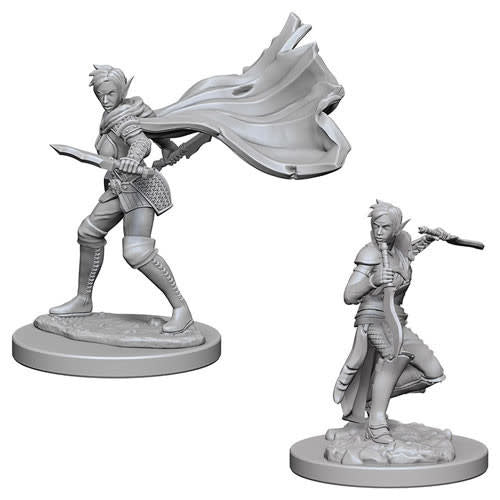 Pathfinder Minis: Deep Cuts Unpainted Miniatures, W4 Elf Female Rogue