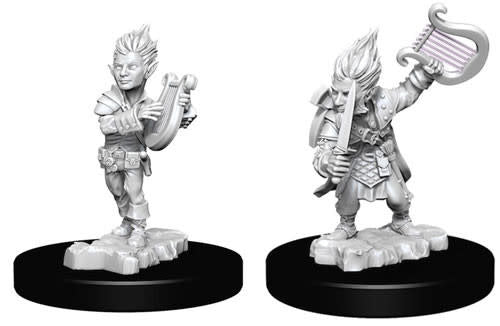 Pathfinder Minis: Deep Cuts Unpainted Miniatures, W5 Gnome Male Bard