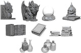 WizKids Minis: Deep Cuts Unpainted Miniatures, W5 Wizards Room