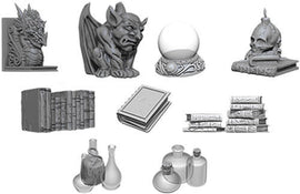 WizKids Minis: Deep Cuts Unpainted Miniatures, W5 Wizards Room