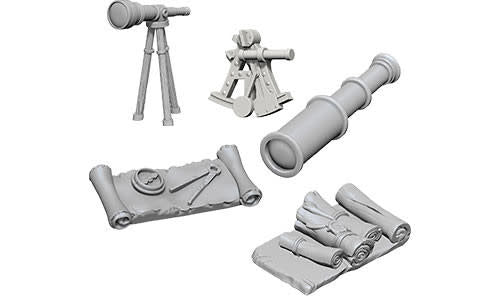 WizKids Minis: Deep Cuts Unpainted Miniatures, W5 Navigators Pack