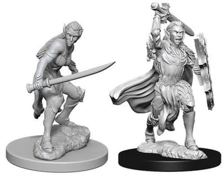 D&D Minis: Nolzur`s Marvelous Unpainted Miniatures, W6 Female Elf Fighter