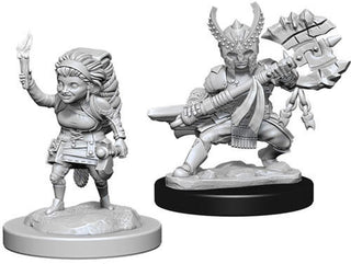 D&D Minis: Nolzur`s Marvelous Unpainted Miniatures, W6 Female Halfling Fighter