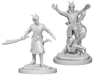 D&D Minis: Nolzur`s Marvelous Unpainted Miniatures, W6 Male Tiefling Warlock
