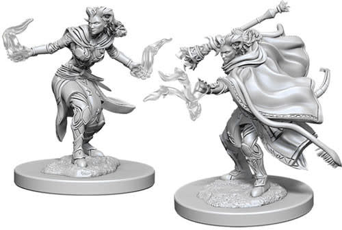 D&D Minis: Nolzur`s Marvelous Unpainted Miniatures, W6 Female Tiefling Warlock