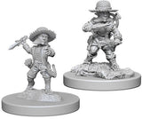 Pathfinder Minis: Deep Cuts Unpainted Miniatures, W6 Halfling Male Rogue