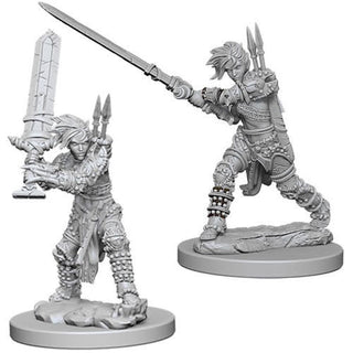 Pathfinder Minis: Deep Cuts Unpainted Miniatures, W6 Human Female Barbarian