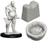 WizKids Minis: Deep Cuts Unpainted Miniatures, W6 Executioner & Chopping Block