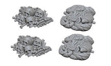 WizKids Minis: Deep Cuts Unpainted Miniatures, W6 Pile of Bones & Entrails