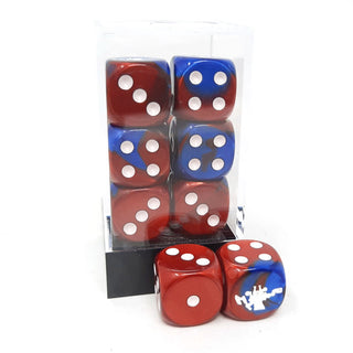FLG Dice: Red White and Blue 12 Pack
